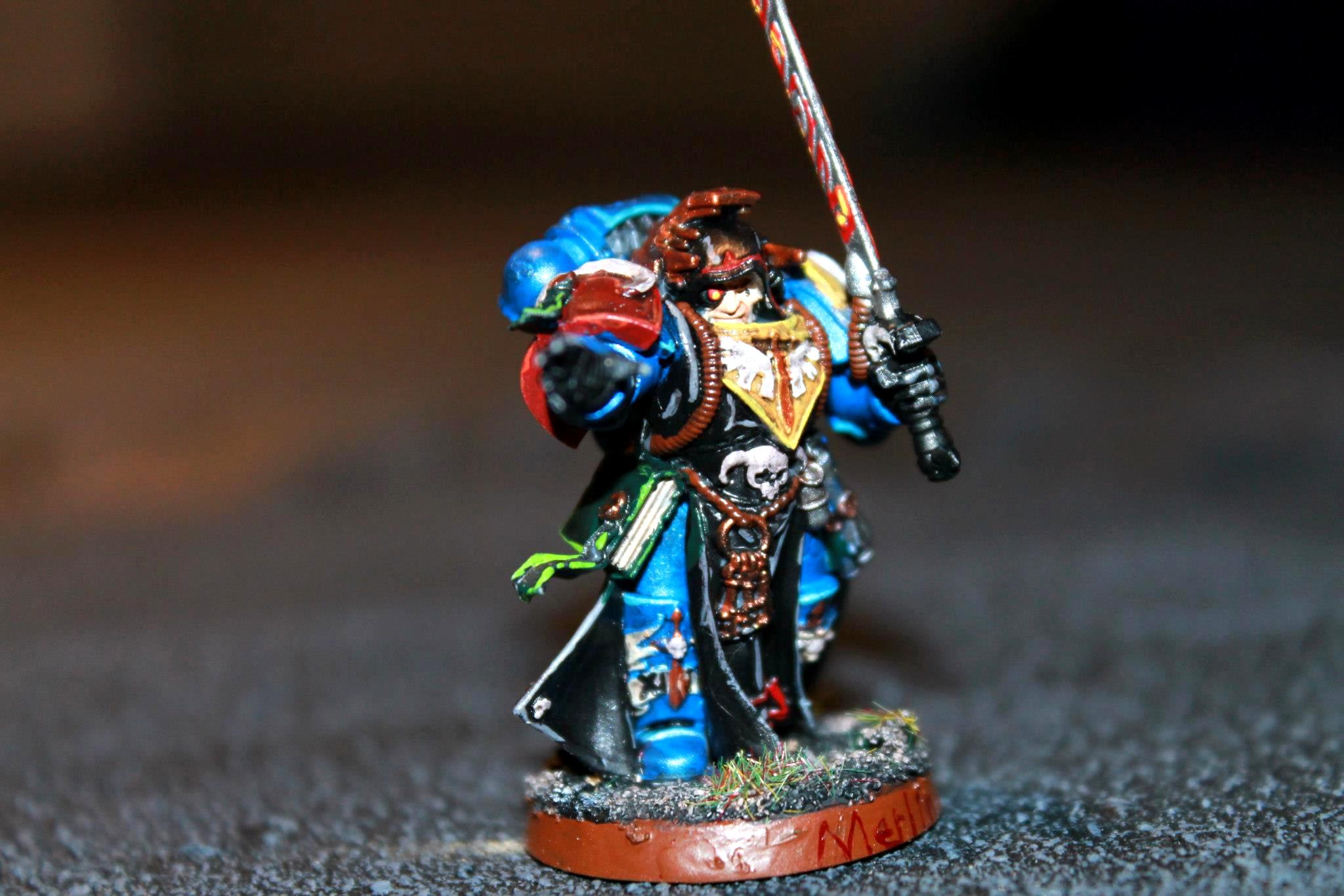 Librarian, Metallics, Space Marines