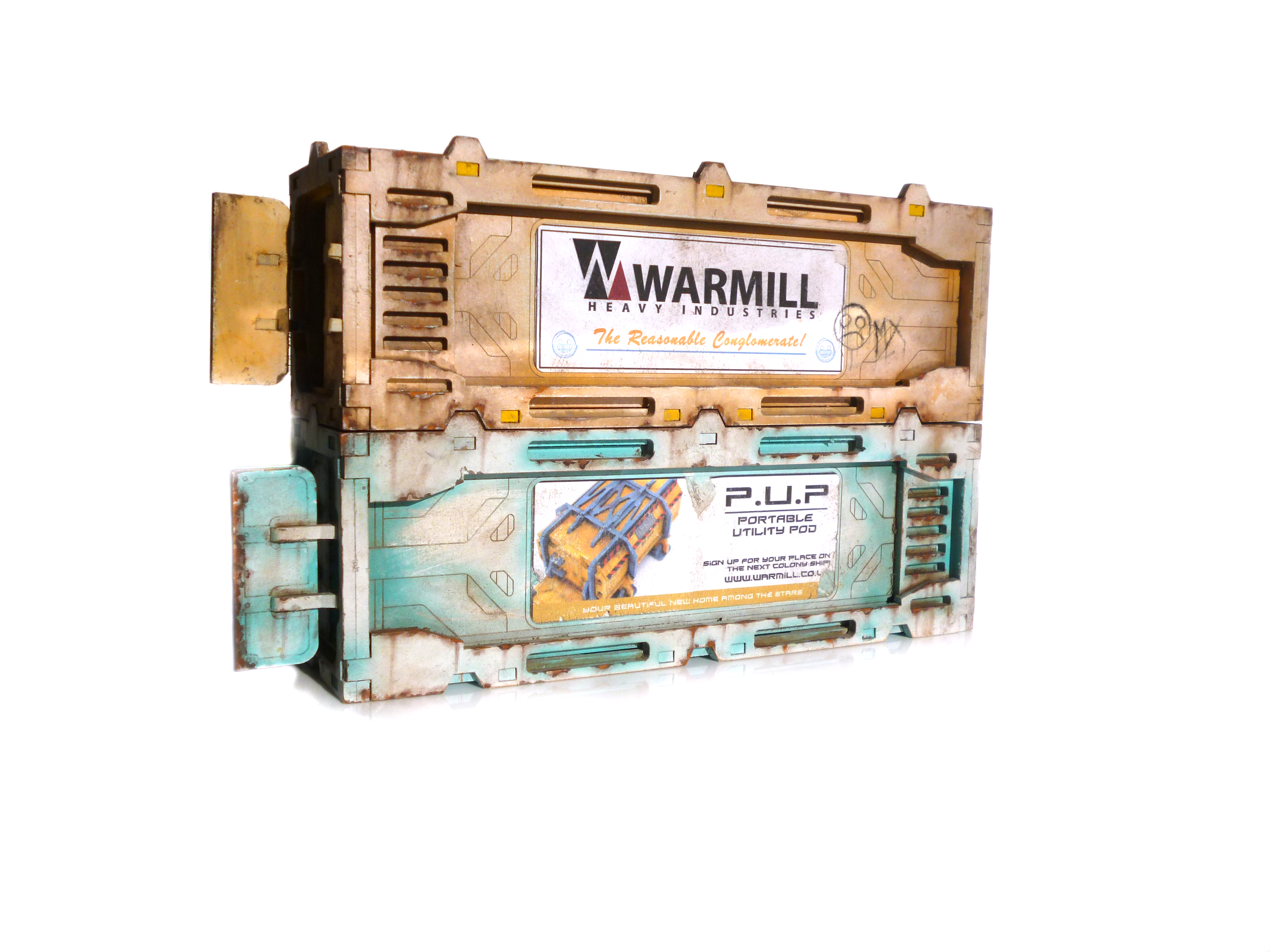Cargo Crates, Mdf, Warmill