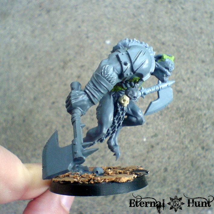 Chaos, Chaos Space Marines, Chaos Spawn, Conversion, Forsaken, Khorne, Spawn, Warhammer 40,000, Work In Progress, World Eatersvargheist