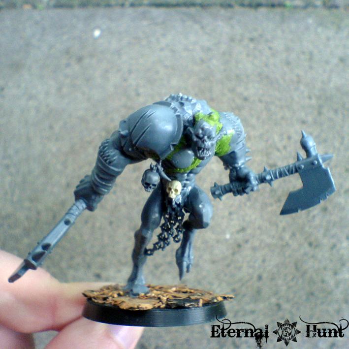 Chaos, Chaos Space Marines, Chaos Spawn, Conversion, Forsaken, Khorne, Spawn, Warhammer 40,000, Work In Progress, World Eatersvargheist
