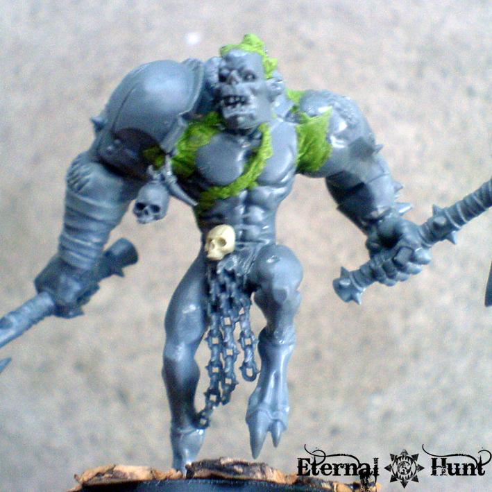 Chaos, Chaos Space Marines, Chaos Spawn, Conversion, Forsaken, Khorne, Spawn, Warhammer 40,000, Work In Progress, World Eatersvargheist