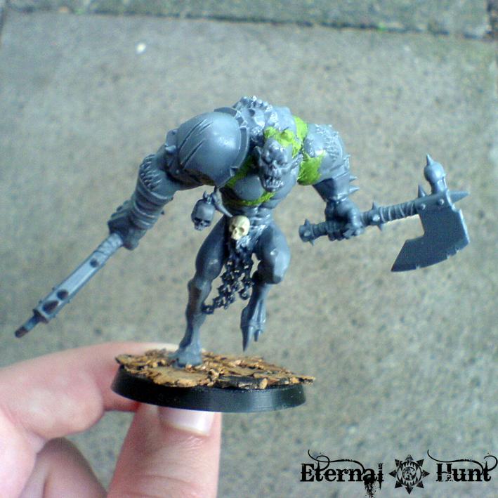 Chaos, Chaos Space Marines, Chaos Spawn, Conversion, Forsaken, Khorne, Spawn, Warhammer 40,000, Work In Progress, World Eatersvargheist