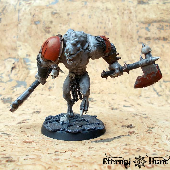 Chaos, Chaos Space Marines, Chaos Spawn, Conversion, Forsaken, Khorne, Spawn, Warhammer 40,000, World Eatersvargheist