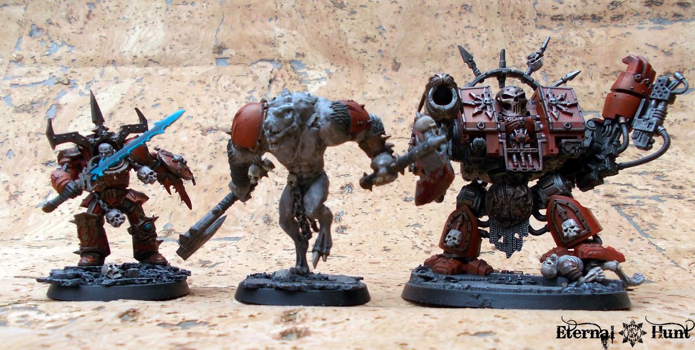 Chaos, Chaos Space Marines, Chaos Spawn, Conversion, Forsaken, Khorne, Spawn, Vargheist, Warhammer 40,000, World Eaters