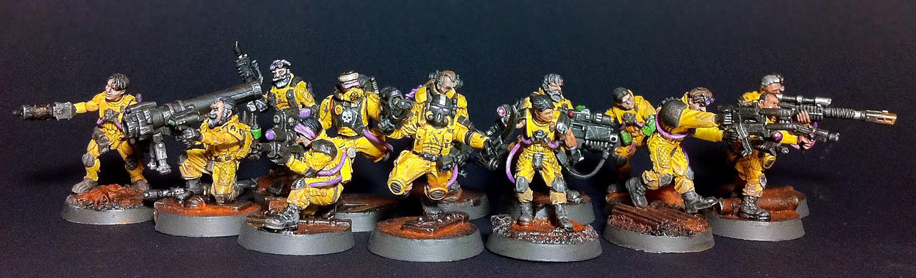 Beards, Conversion, Gang, Necromunda, Van Saar