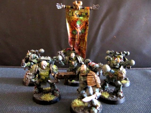 Chaos Death guard Squad Hemiplegy (Paralysis of one side of body)