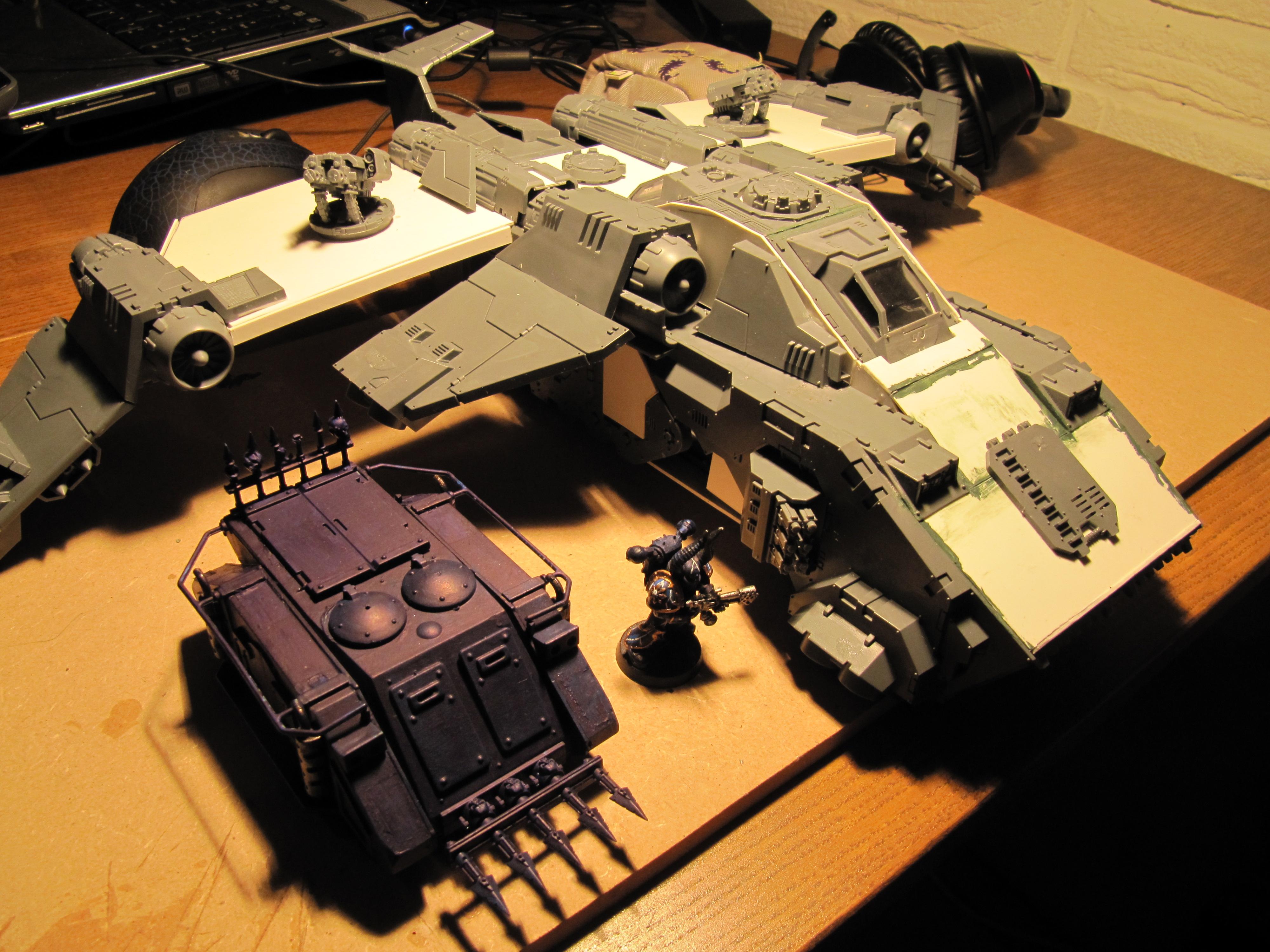 Stormbird Project 9 with model for the size
