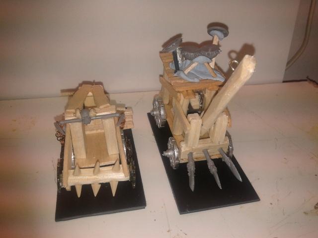 two pump wagons. I need  to add a lot ob bits and snotlings. dont have many atm