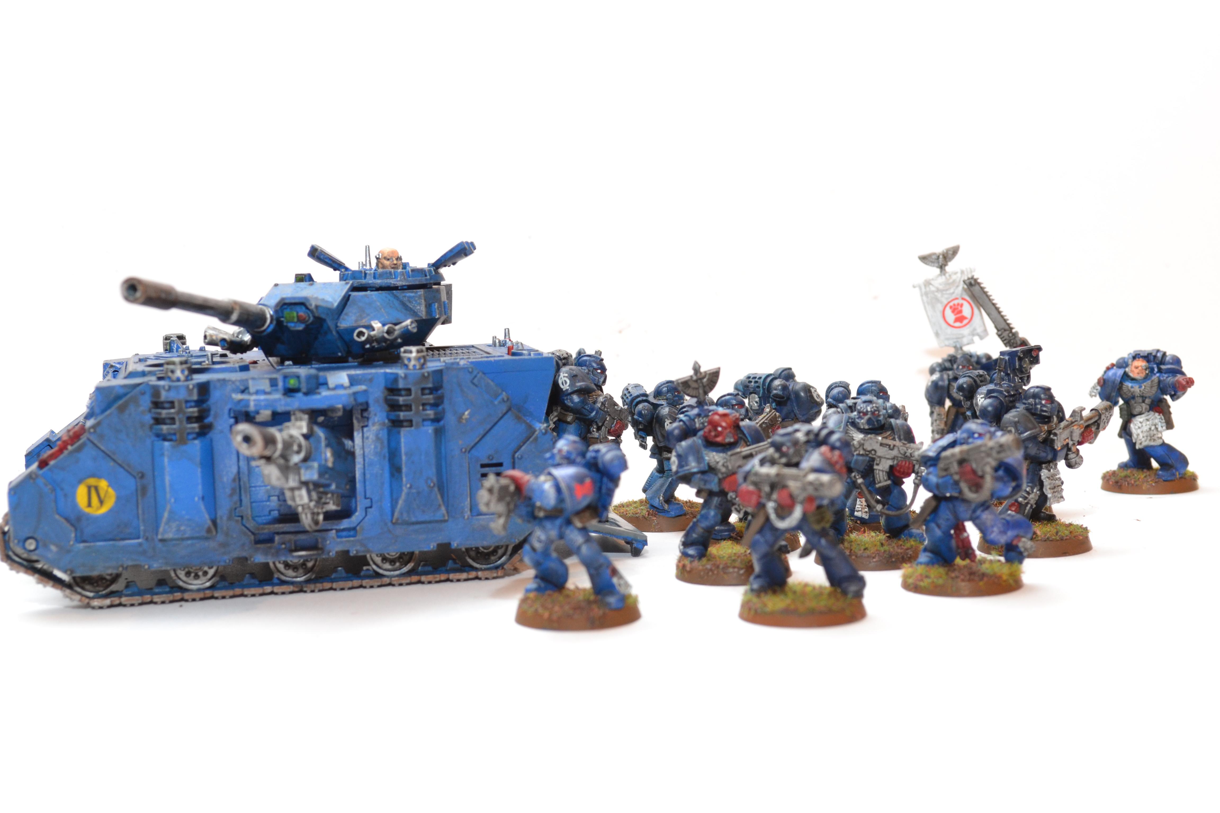 Crimso Fist, Crimson Fist, Predator, Space Marines, Tank, Warhammer 40,000