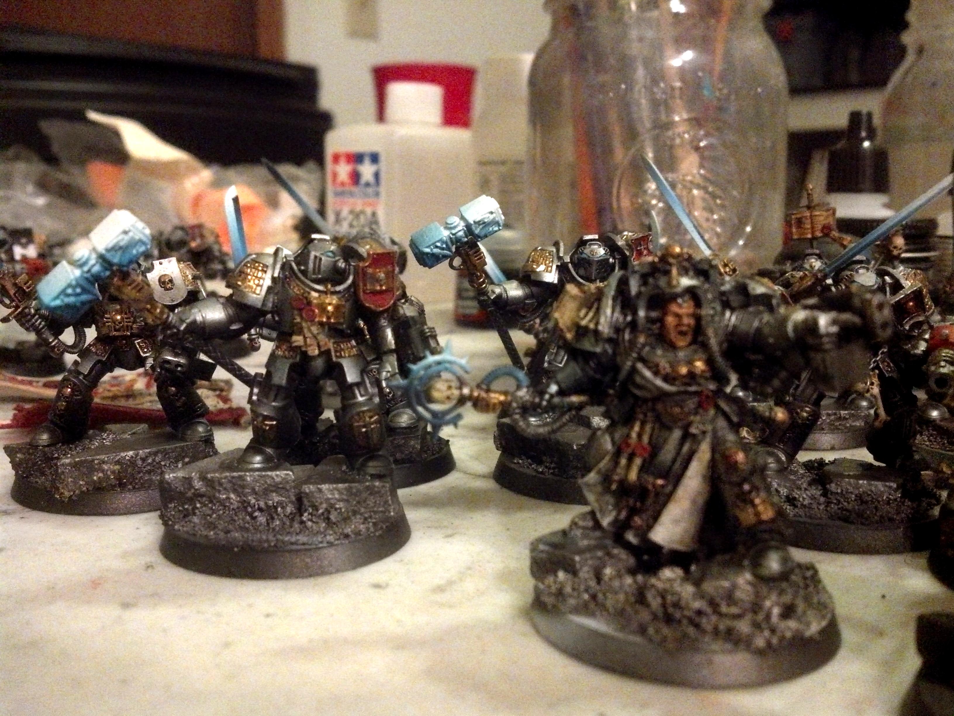 Air, Airbrush, Brush, Force, Force Sword, Grey Knights, Non-Metallic Metal, Paladins, Terminator Armor, Titan