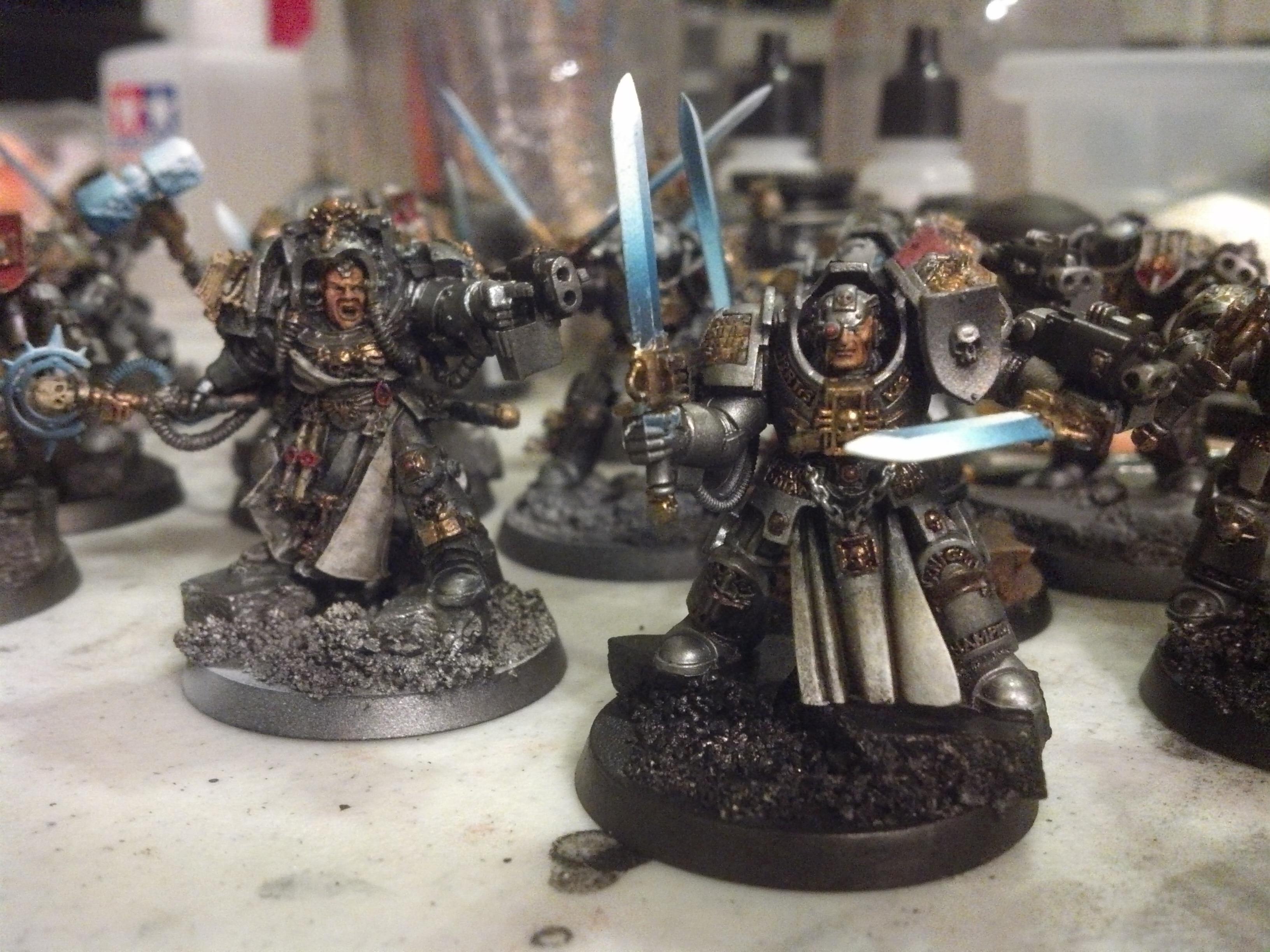 Air, Airbrush, Brush, Force, Force Sword, Grey Knights, Non-Metallic Metal, Paladins, Terminator Armor, Titan
