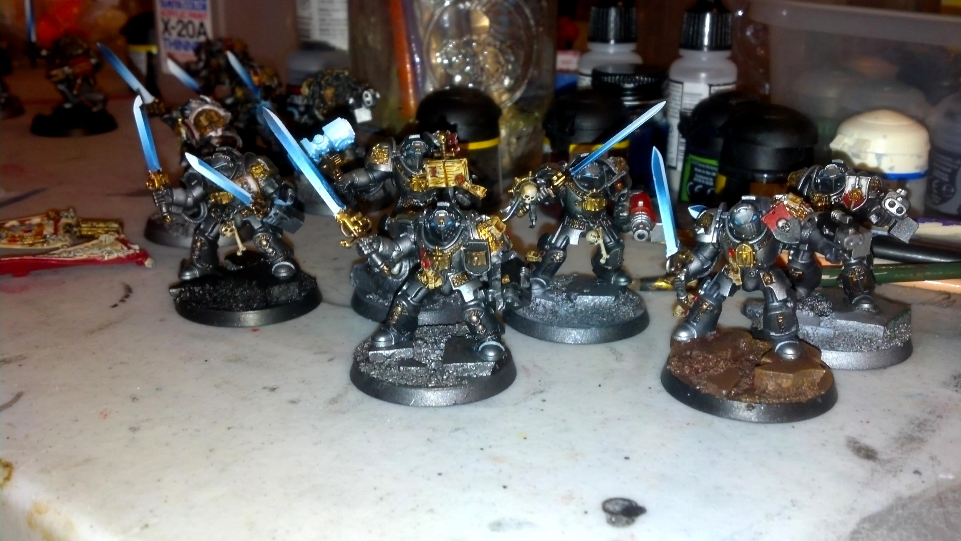 Air, Airbrush, Brush, Force, Force Sword, Grey Knights, Non-Metallic Metal, Paladins, Terminator Armor, Titan