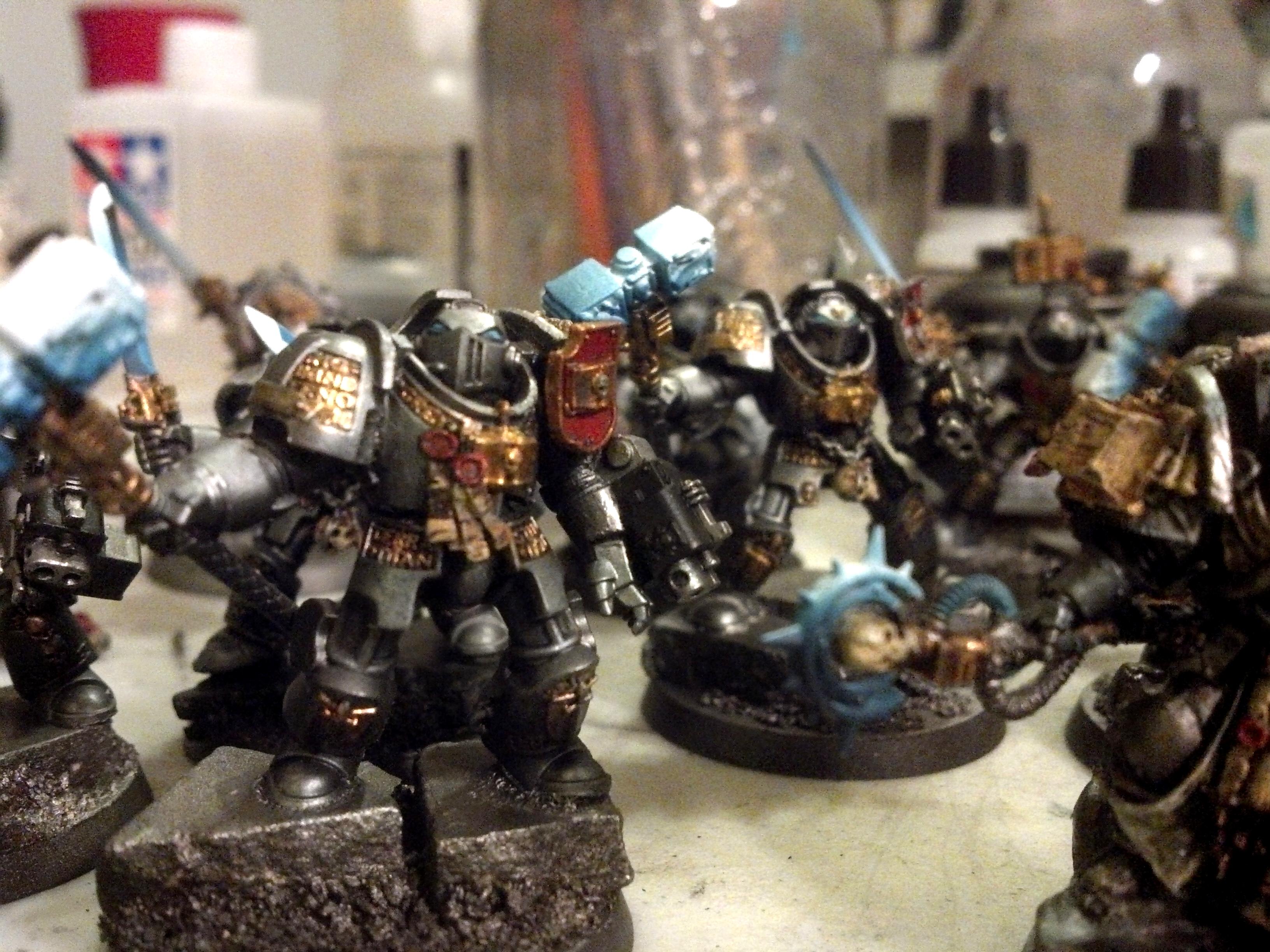 Air, Airbrush, Brush, Force, Force Sword, Grey Knights, Non-Metallic Metal, Paladins, Terminator Armor, Titan