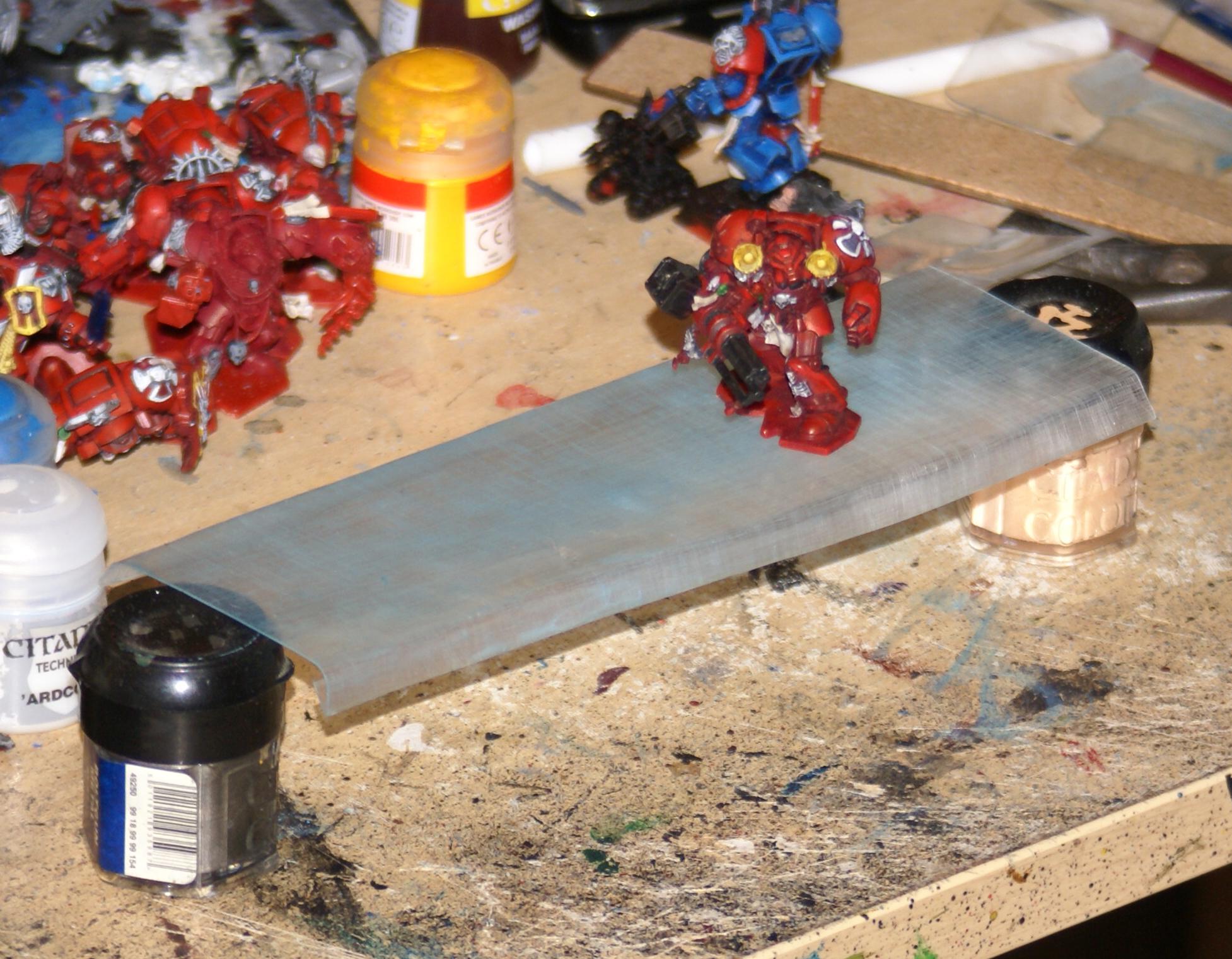 Assault Cannon, Blood Angels, Red, Space Marines, Spacehulk, Terminator Armor