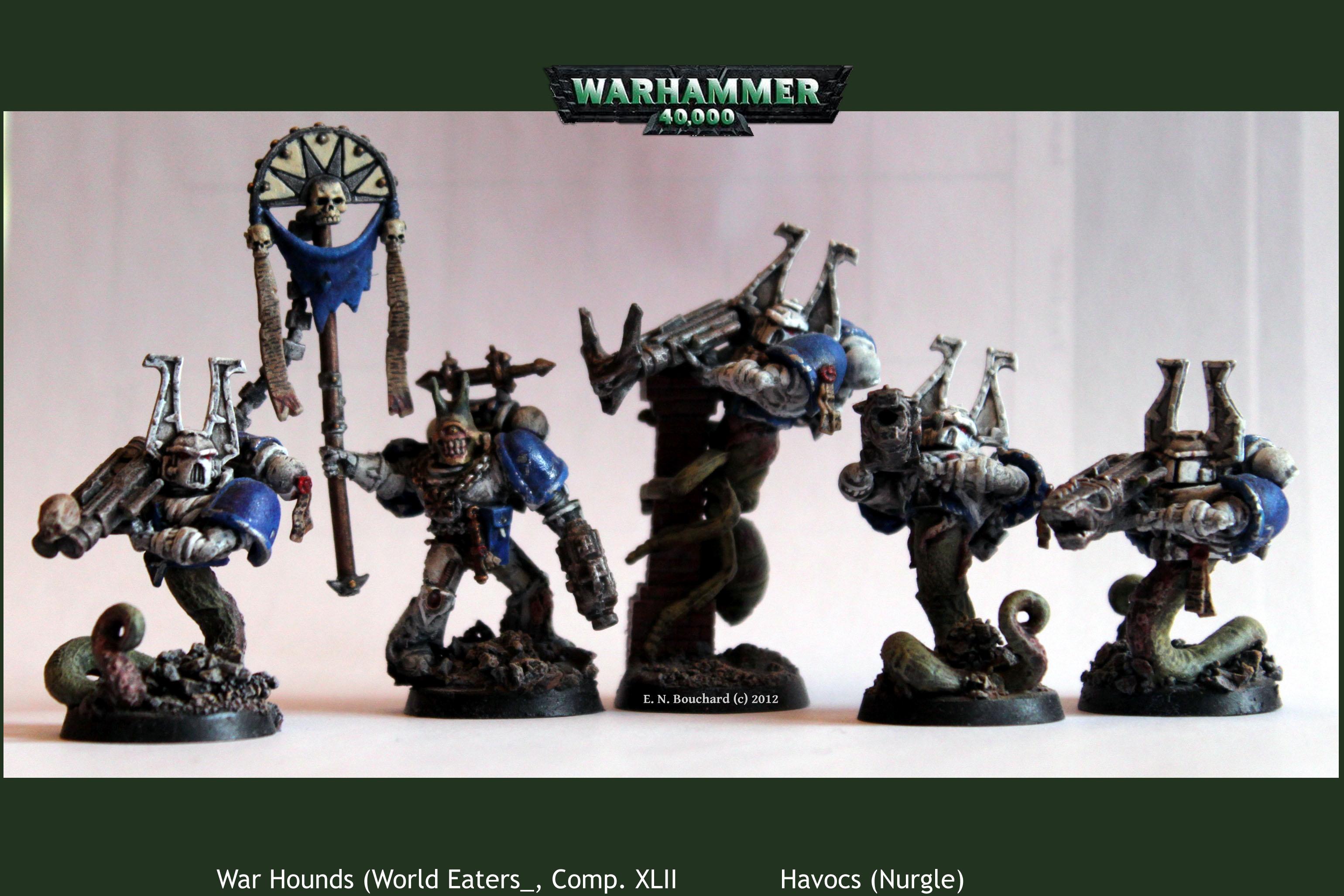 Chaos Space Marines, Conversion, Cult Of The Emperor Revenant, Death Guard, Dusk Raiders, Nurgle