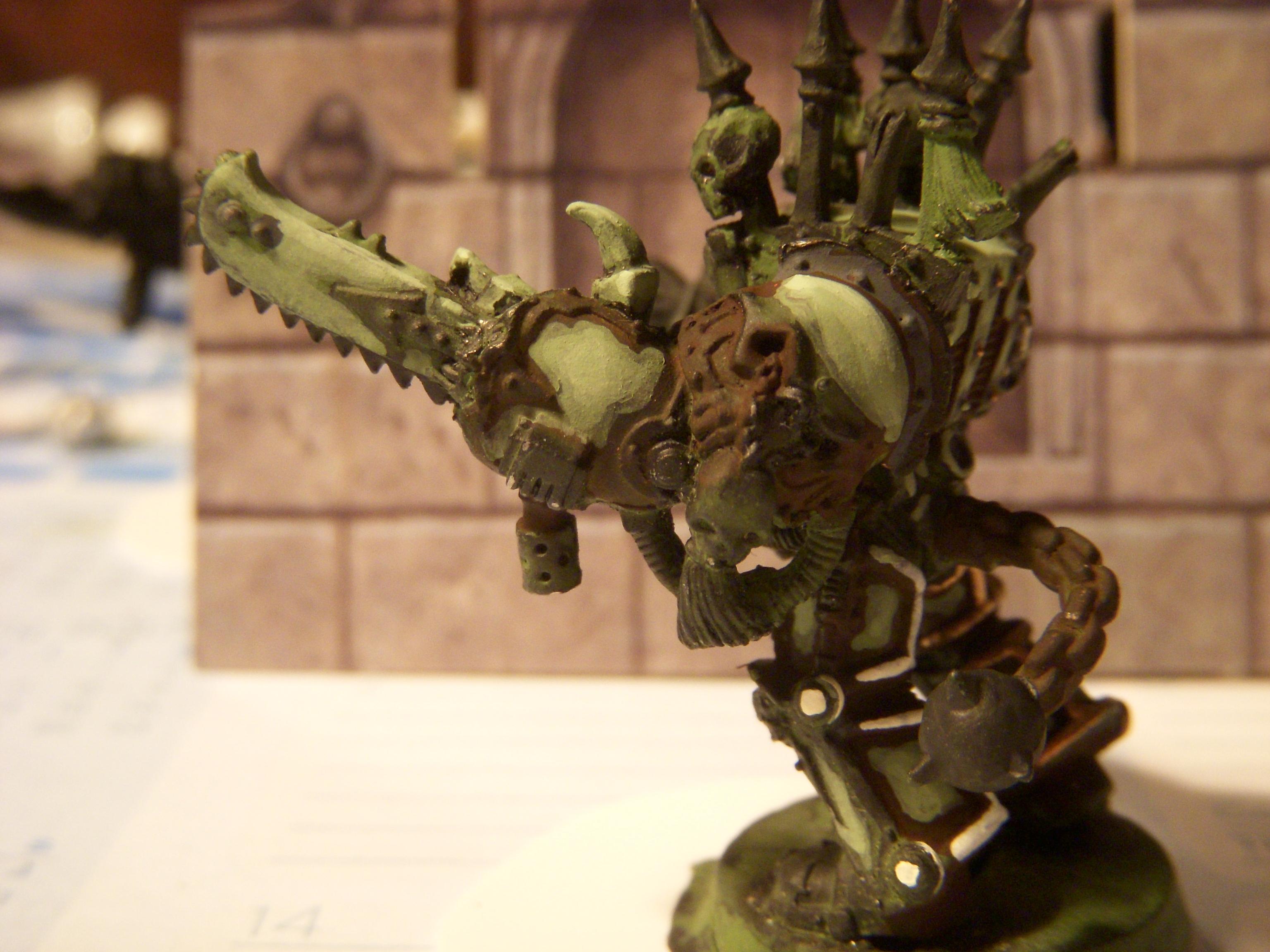 Chaos, Chaos Space Marines, Death Guard, Terminator Armor, Work In Progress