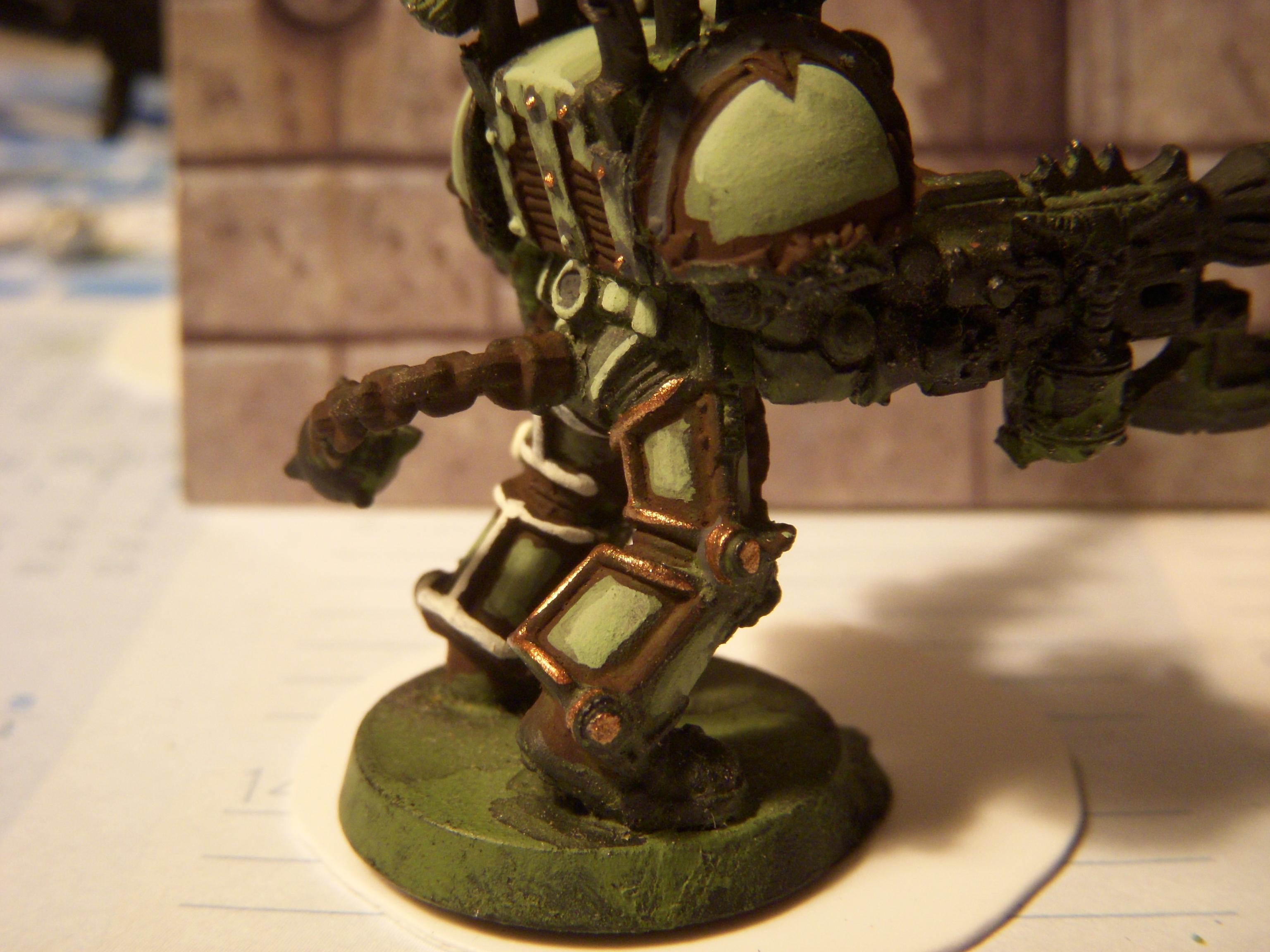 Chaos, Chaos Space Marines, Death Guard, Terminator Armor, Work In Progress