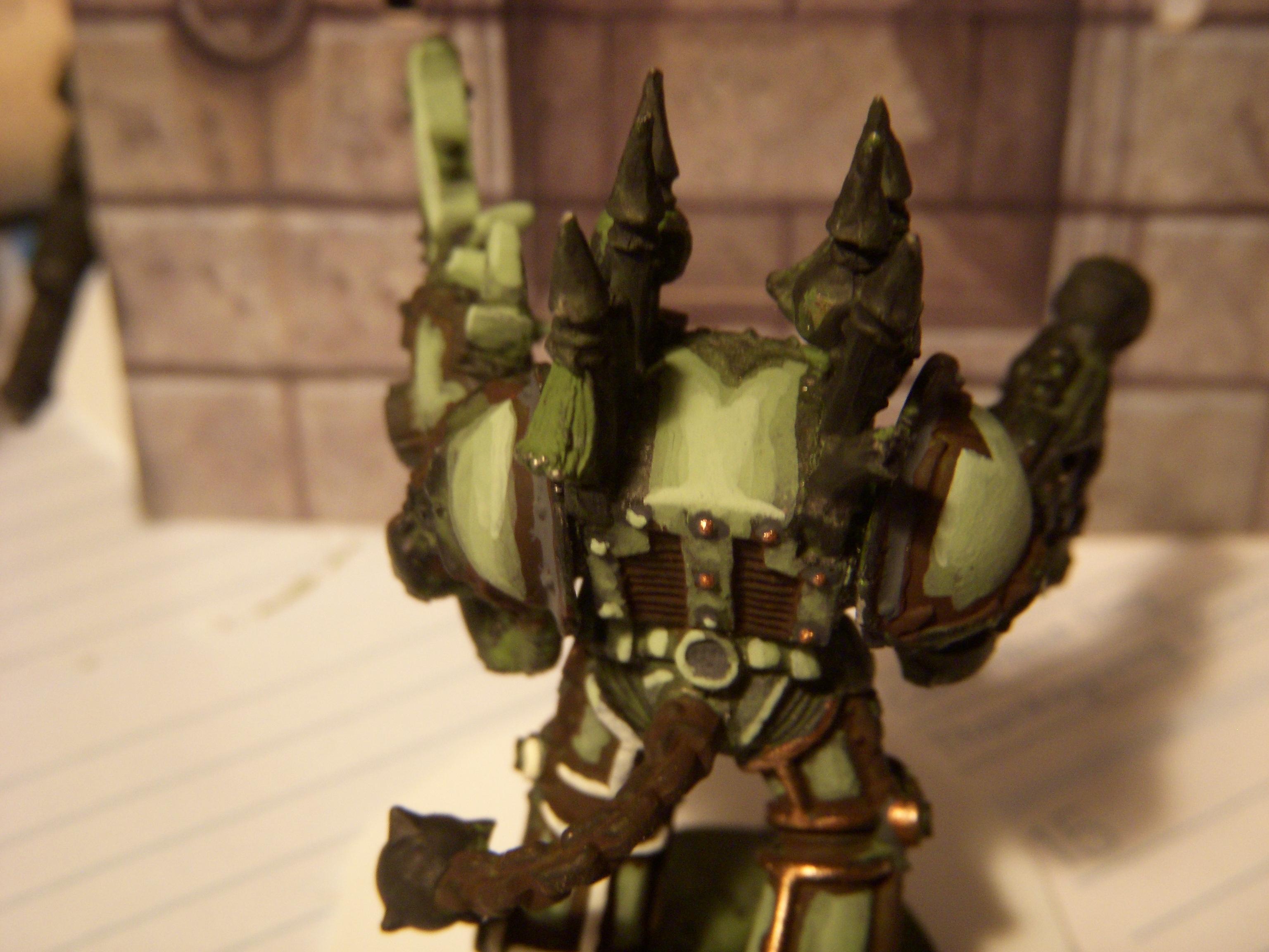 Chaos, Chaos Space Marines, Death Guard, Terminator Armor, Work In Progress