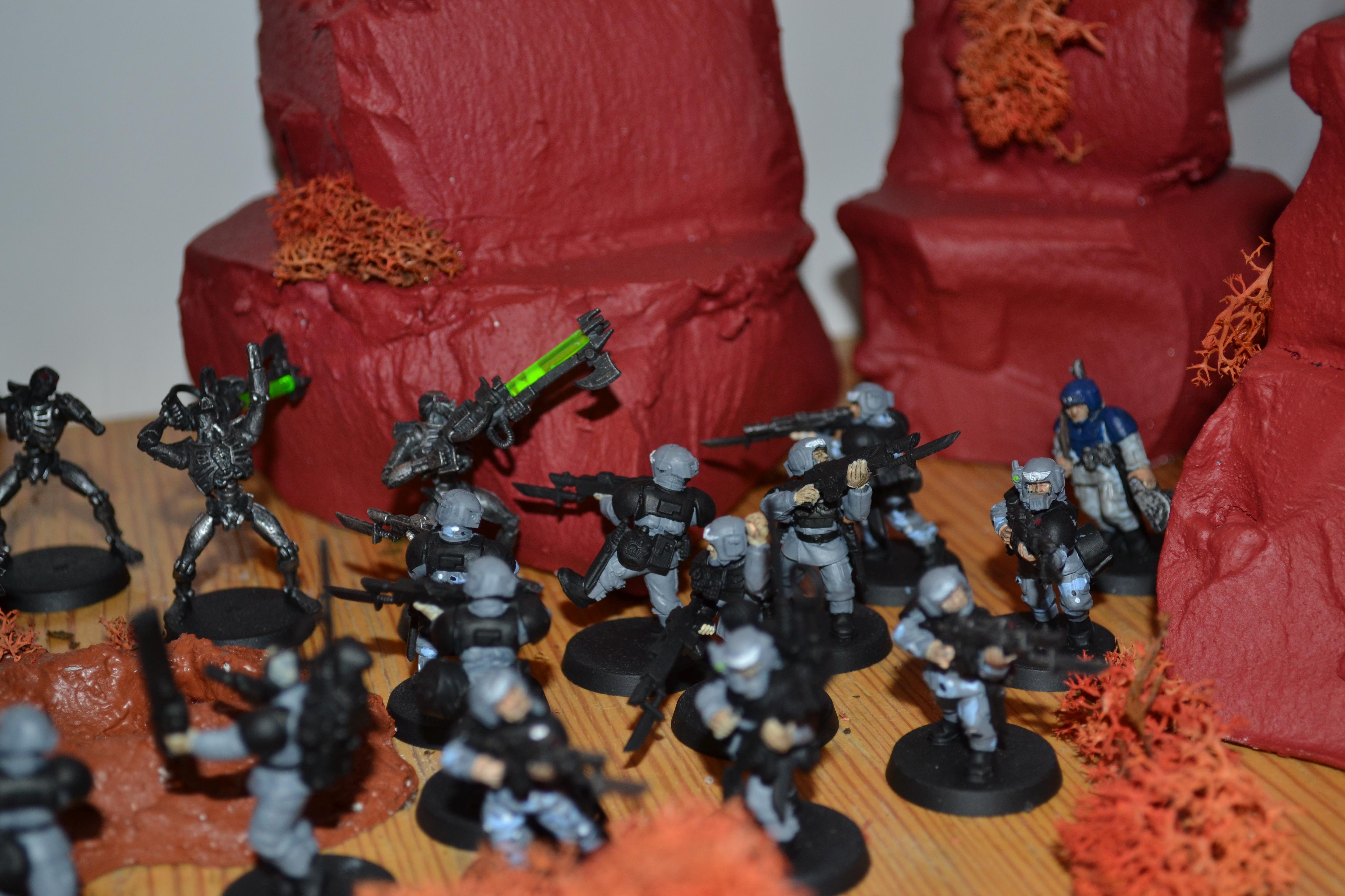 Cadians, Imperial Guard, Necrons