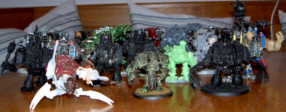 Army, Bearers, Black, Chaos, Command, Dreadnought, Legion, Nurgle, Scratch Build, Soldier, Space, Space Marines, Word