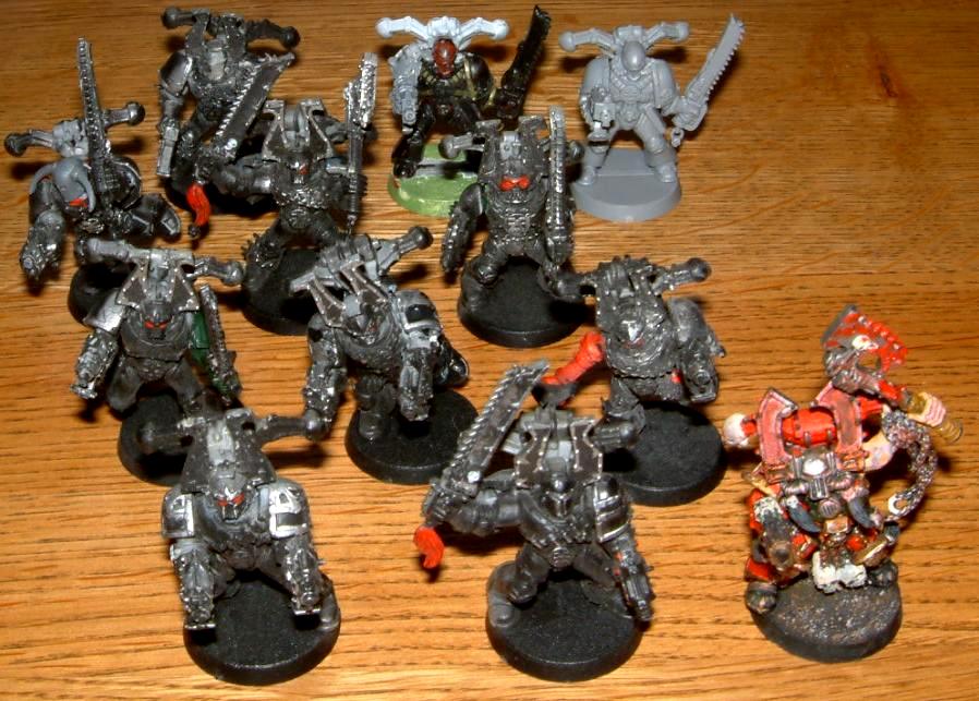 Army, Bearers, Black, Chaos, Command, Dreadnought, Legion, Nurgle, Scratch Build, Soldier, Space, Space Marines, Word