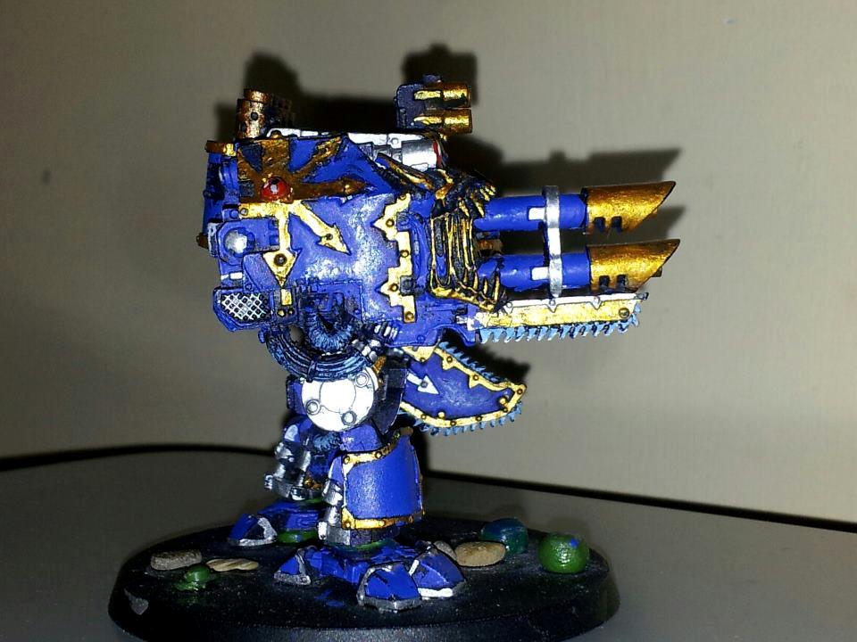 Chaos, Hellbrute, Lascannon, Tzeench