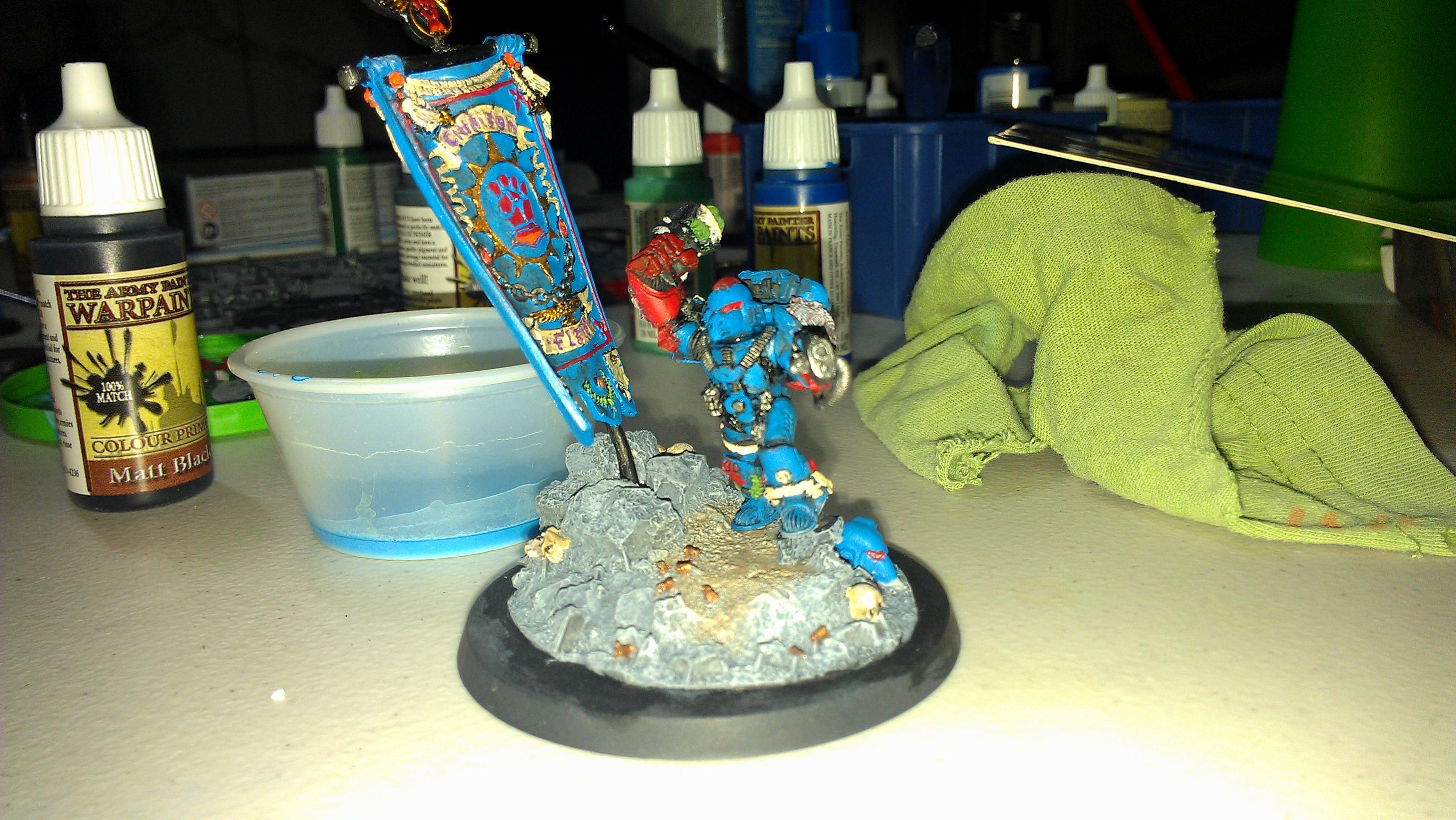 crimson fist 25th anniversary fine cast piece