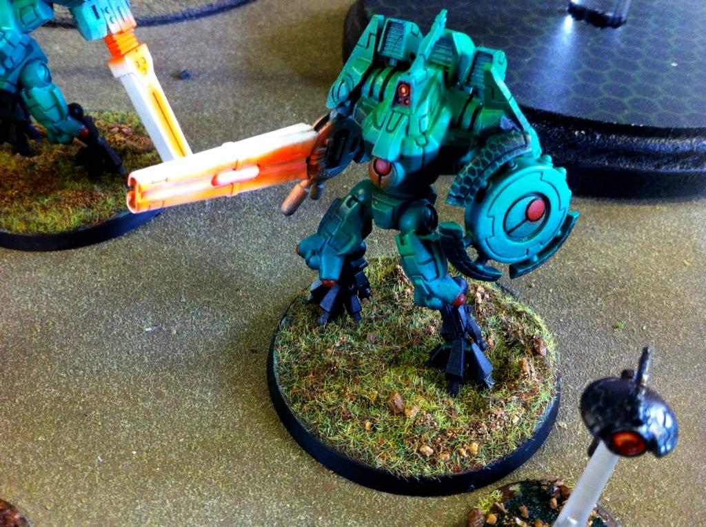 Airbrush, Carbon Fibre, Object Source Lighting, Tau, Tempus Fugitives, Warhammer 40,000