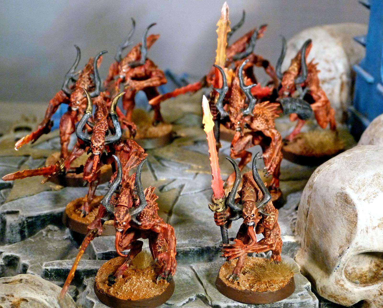 Bloodletters, Daemons, Khorne, Kirasu, Warhammer 40,000