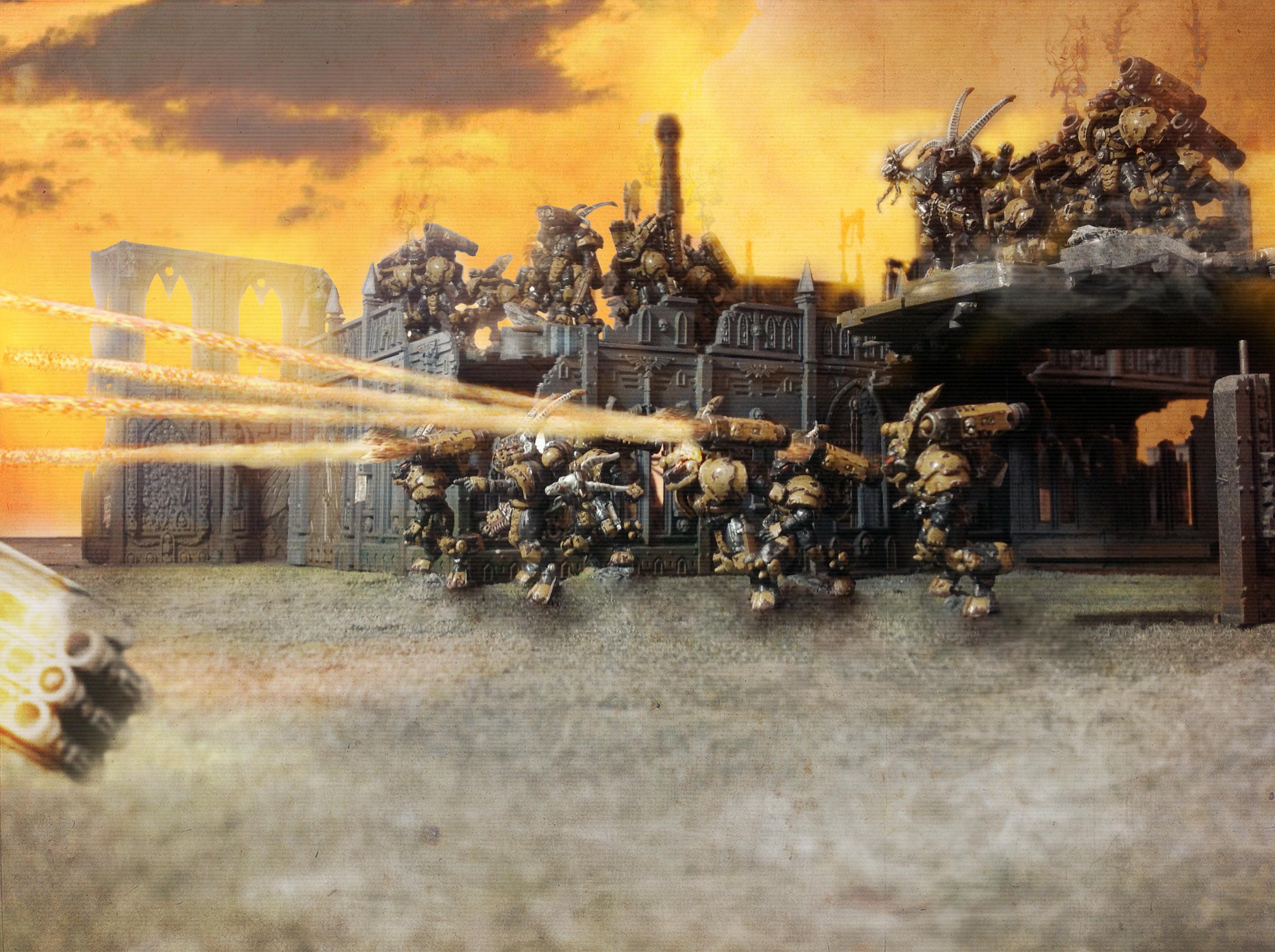 Army, Beast, Beastmen, Fangs, Launcher, Long, Metal, Missile, Space, Space Marines, Warhammer 40,000, Wolf, Wolves