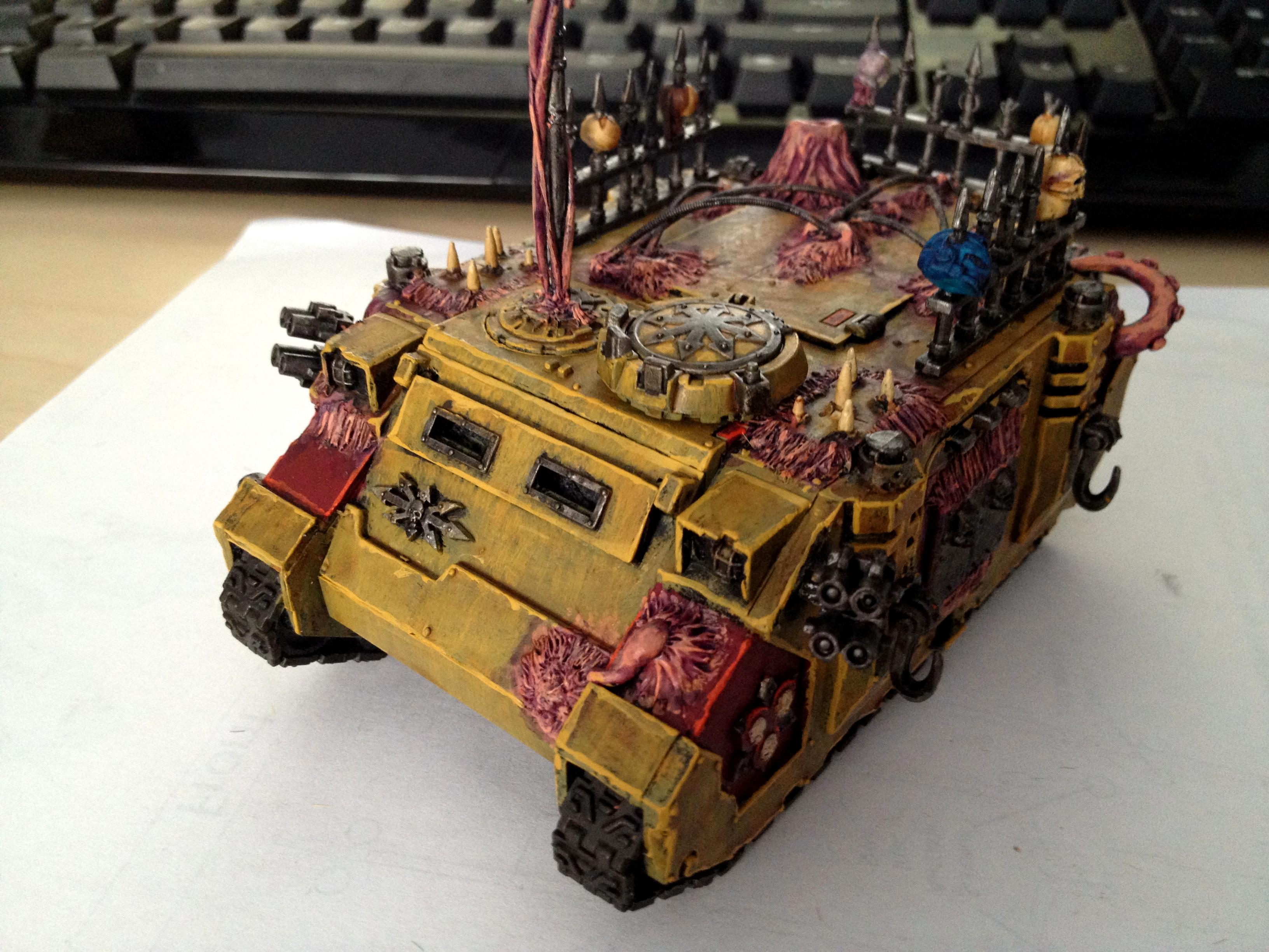 Chaos, Chaos Space Marines, Havoc Launcher, Nurgle, Rhino, Warhammer 40,000