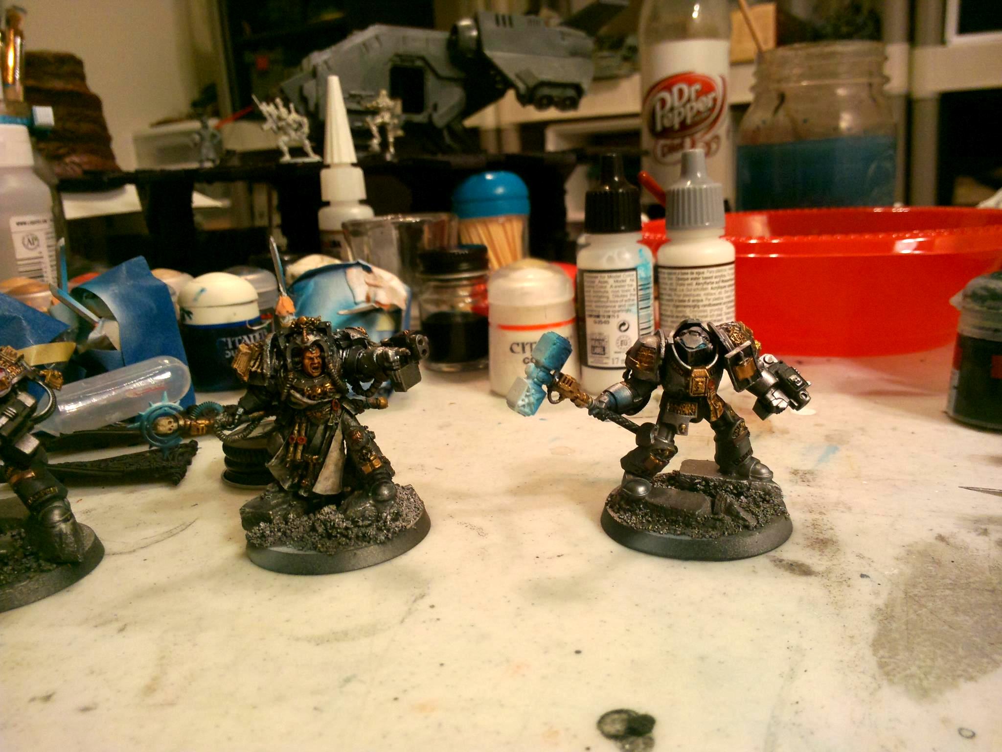 Air, Airbrush, Brush, Force, Force Sword, Grey Knights, Non-Metallic Metal, Paladins, Terminator Armor, Titan