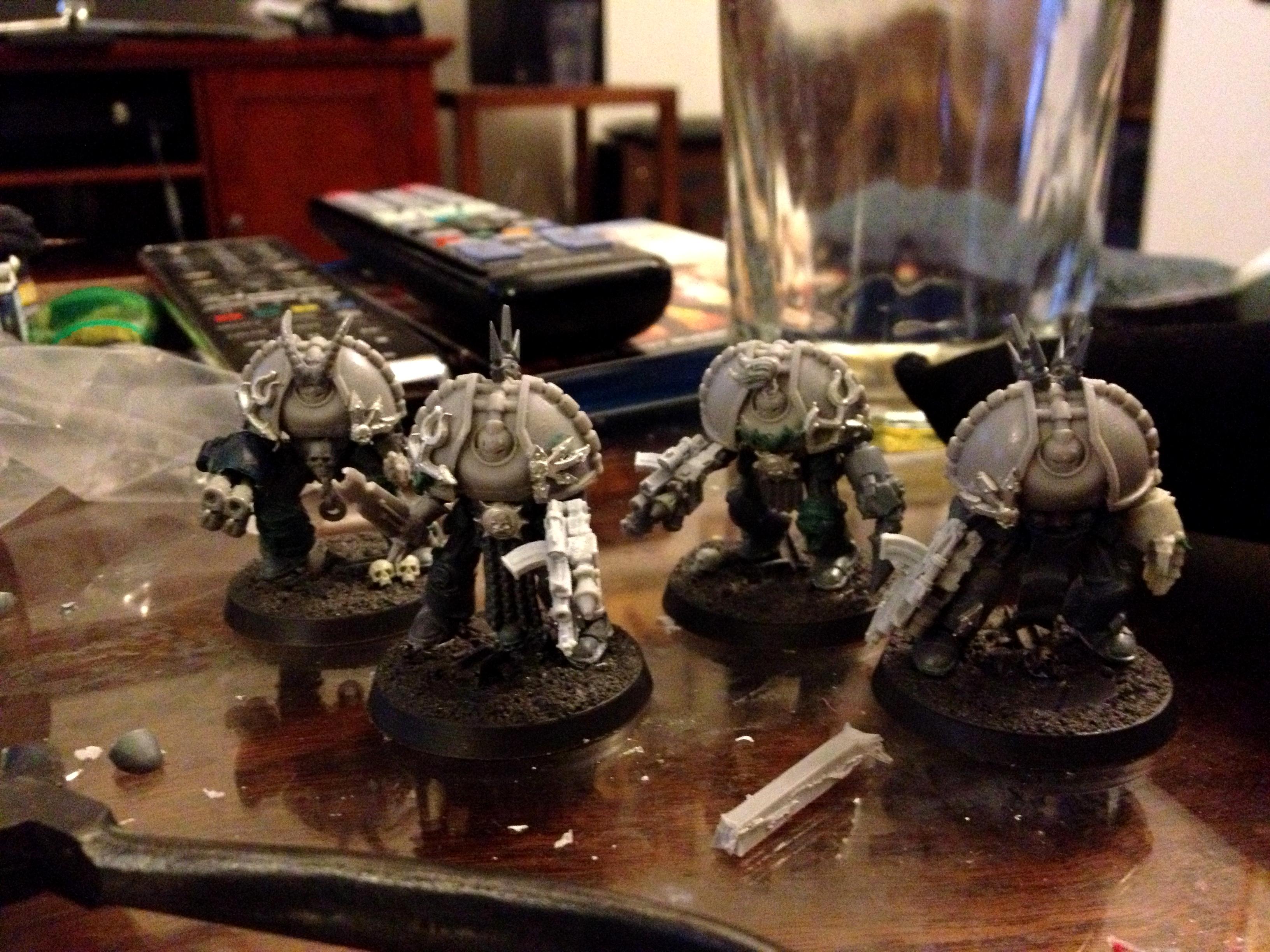 WIP Chaos Mk1 terminators