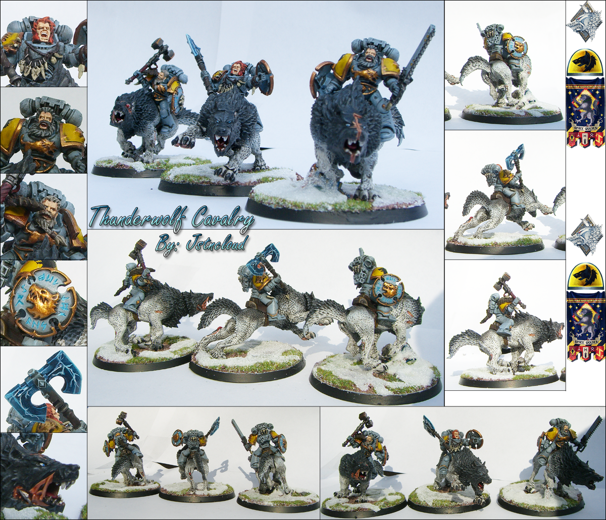 Space Marines, Space Wolves, Thunderwolf, Thunderwolf Cavalry, Warhammer 40,000