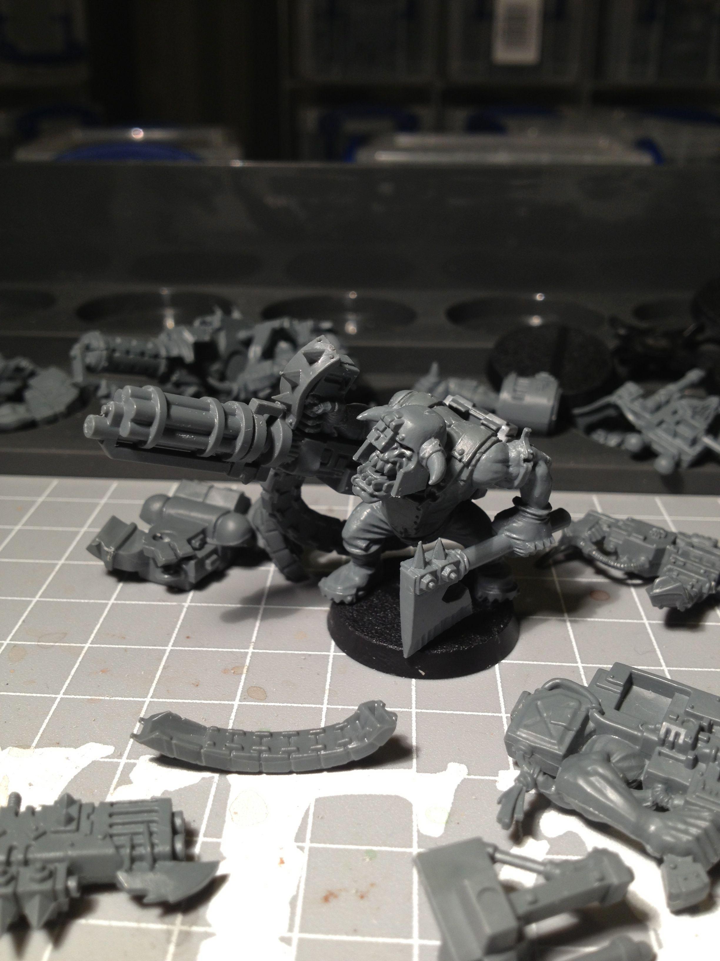 Da Dark Angelz, Lootas, Orks, Work In Progress