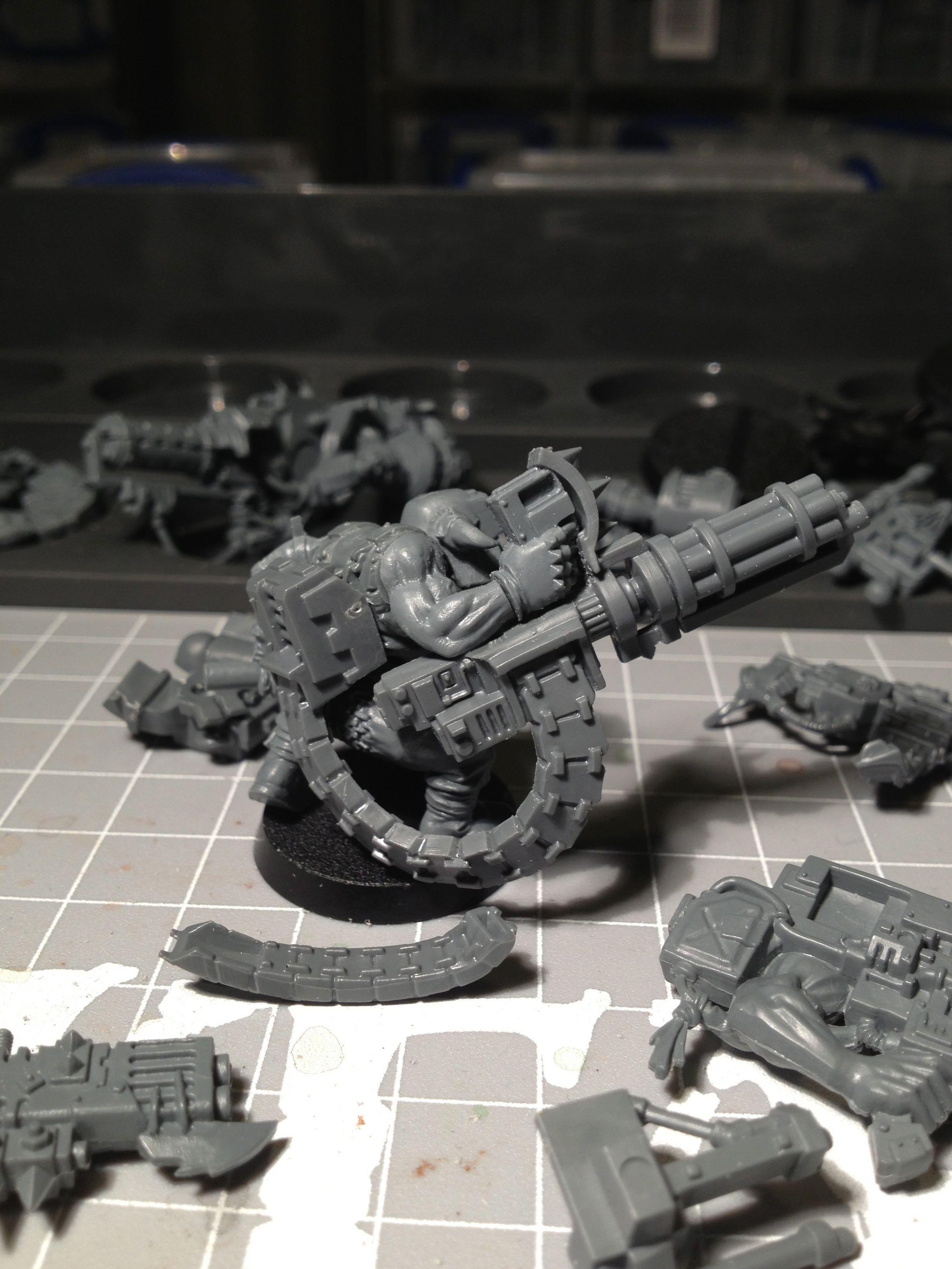 Da Dark Angelz, Lootas, Orks, Work In Progress
