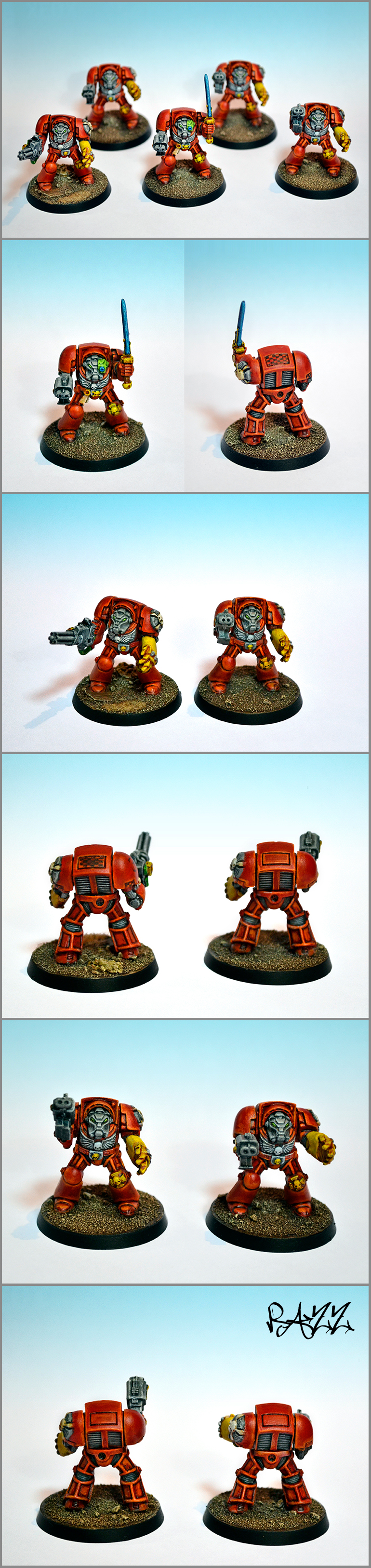 Angel, Blood, Terminator Armor, Warhammer 40,000, Warhammer Fantasy
