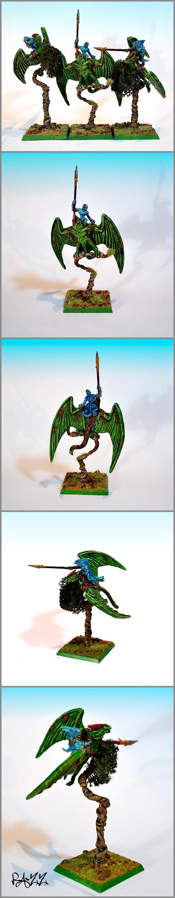 Lizardmen, Terradons, Unit, Warhammer Fantasy