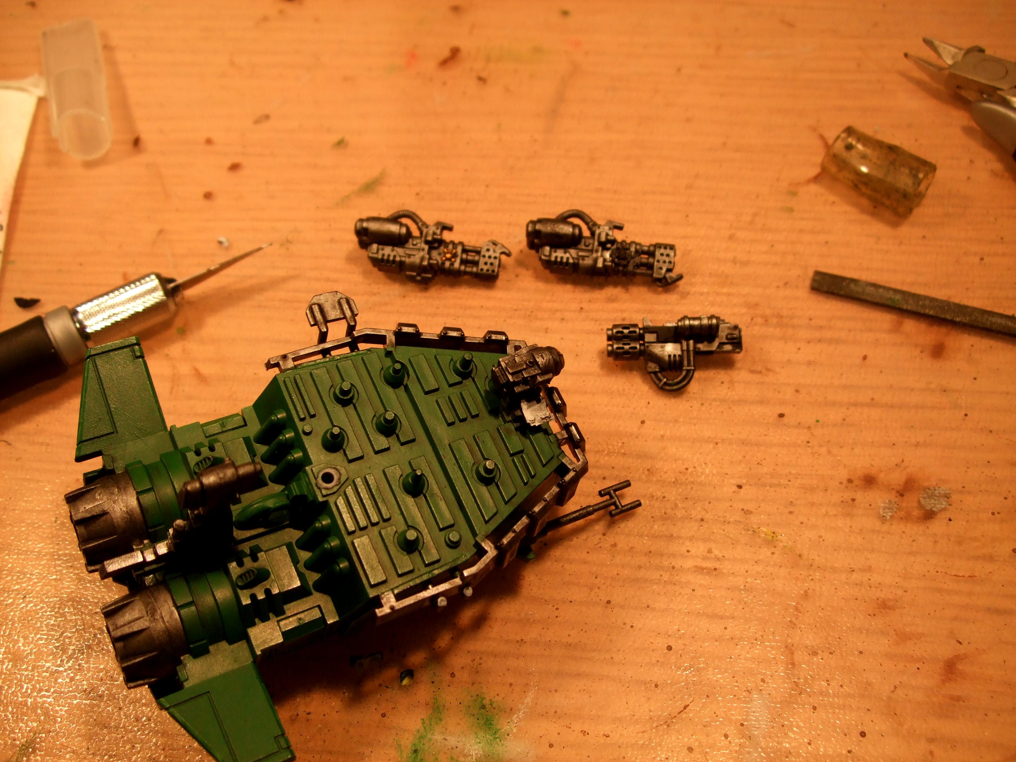 6th Edition Conversions, Aurora Chapter, Conversion, Heavy Flamer, Land Speeder, Multimelta, Space Marines