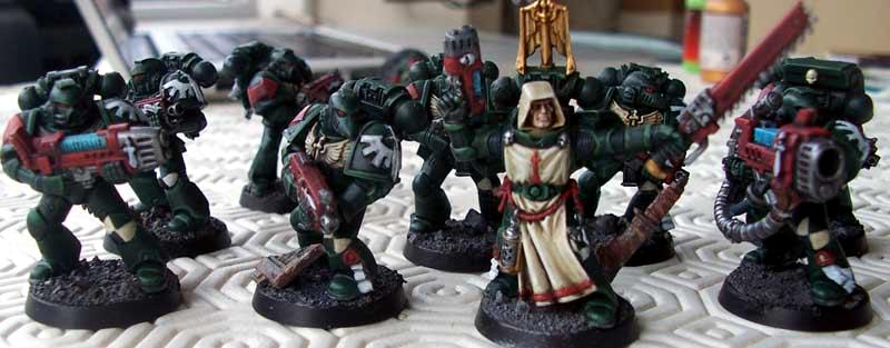Dark, Dark Angels, Deathwing, Space, Space Marines, Terminator Armor, Vengance, Warhammer 40,000