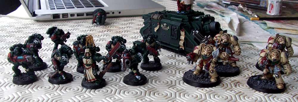Dark, Dark Angels, Deathwing, Space, Space Marines, Terminator Armor, Vengance, Warhammer 40,000