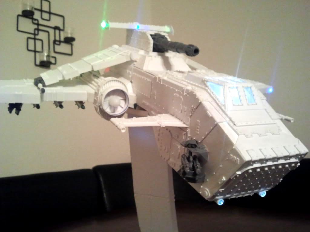 Gunship, Led Lights, Scratch, Space Marines, Thunderhawk