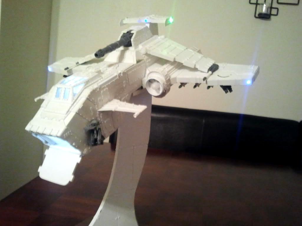 Gunship, Led Lights, Scratch, Space Marines, Thunderhawk