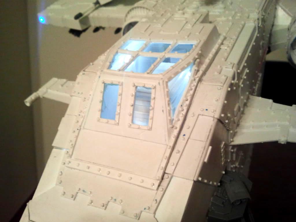 Gunship, Led Lights, Scratch, Space Marines, Thunderhawk