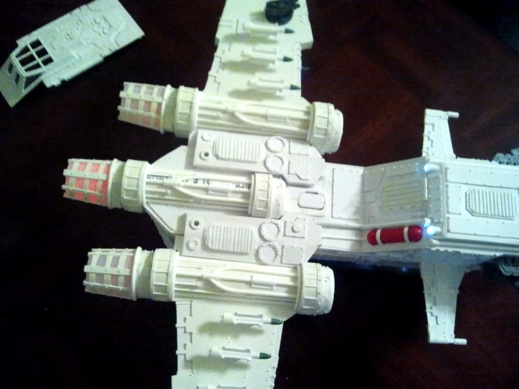 Gunship, Led Lights, Scratch, Space Marines, Thunderhawk