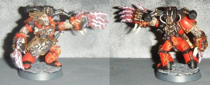 &eacute;lu, Chaos, Chosen, Conversion, Griffes &eacute;nerg&eacute;tiques, Khorne, Lightnings Claws, Smc, Space Marines, World Eaters, Wulfen