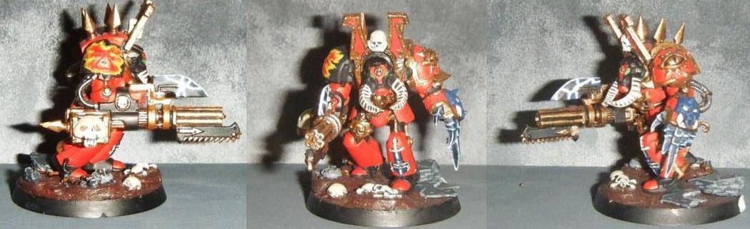 Autocanon, Chaos, Conversion, Khorne, Power Fist, Rippergun, Smc, Space Marines, Terminator Armor, World Eaters