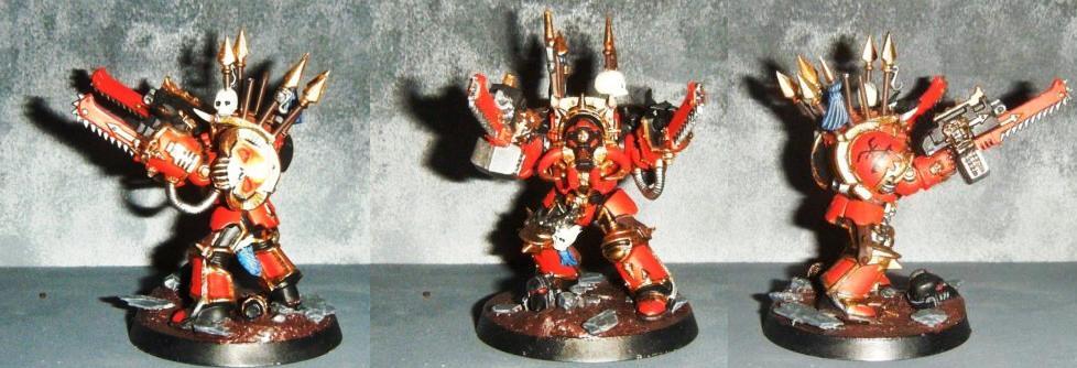 Chain Fist, Chaos, Khorne, Poing Tron&ccedil;onneur, Smc, Space Marines, Terminator Armor, World Eaters