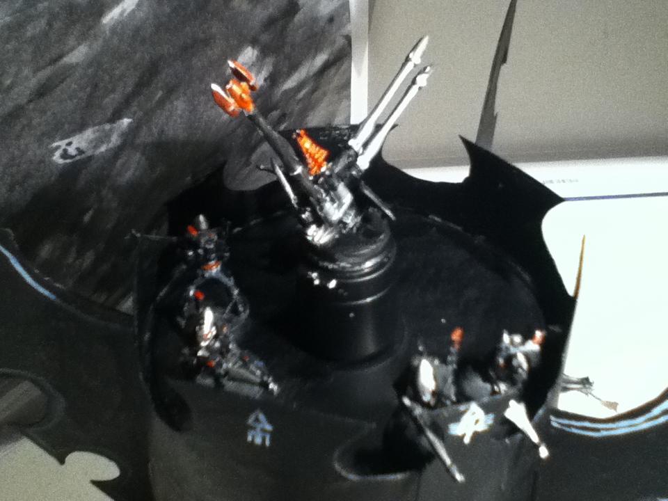 Bastion, Eldar, Eldar Bastion Battlement Painted
