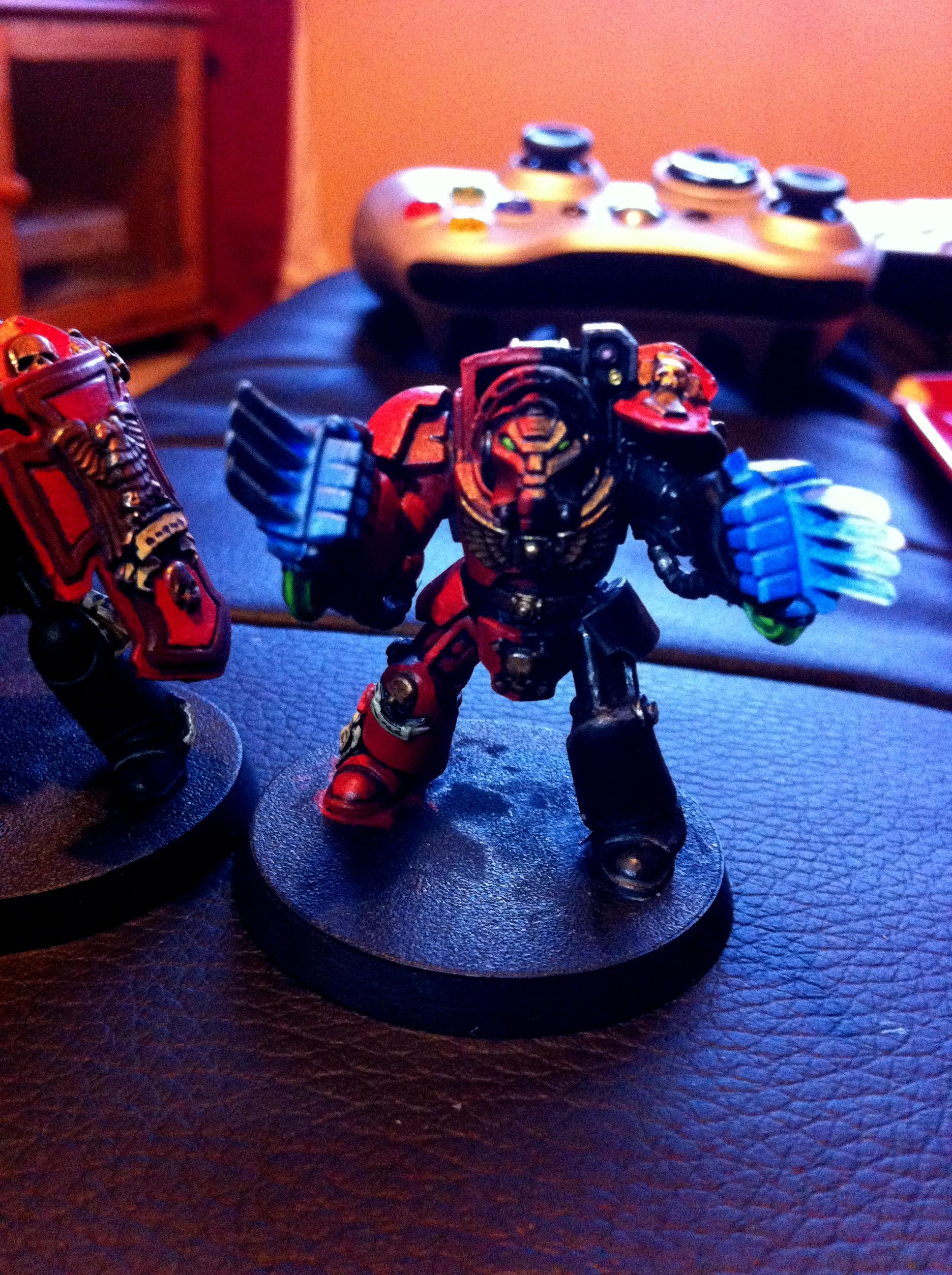 Blood Angels, Sanguine, Space Marines, Terminator Armor, Warhammer 40,000